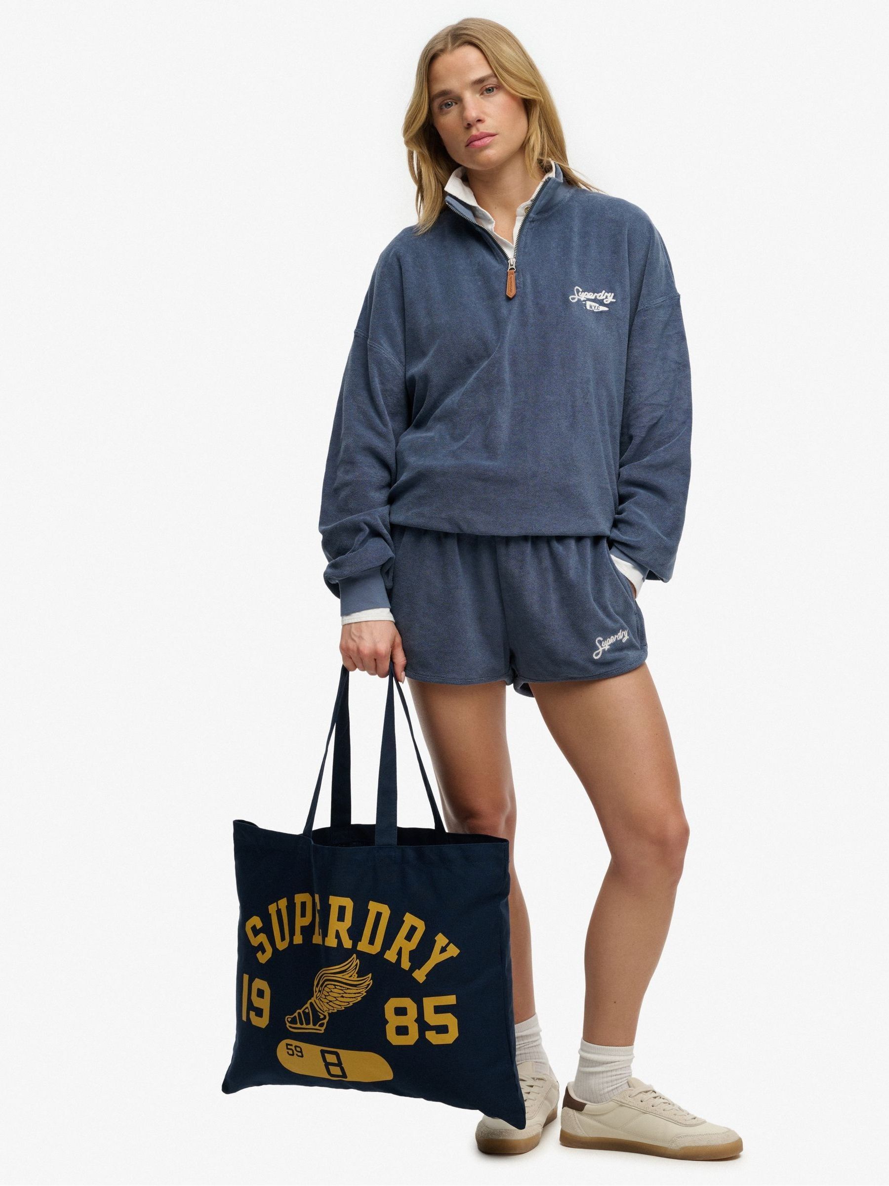 Next：日本 ブルー - Superdry Tote Bags from Next Japan