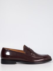 Dune London Red Surrey Suede Penny Loafers - Image 2 of 6