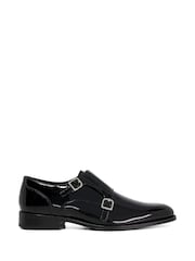 Dune London Sono Leather Sole Double Monk Shoes - Imagen 2 de 5