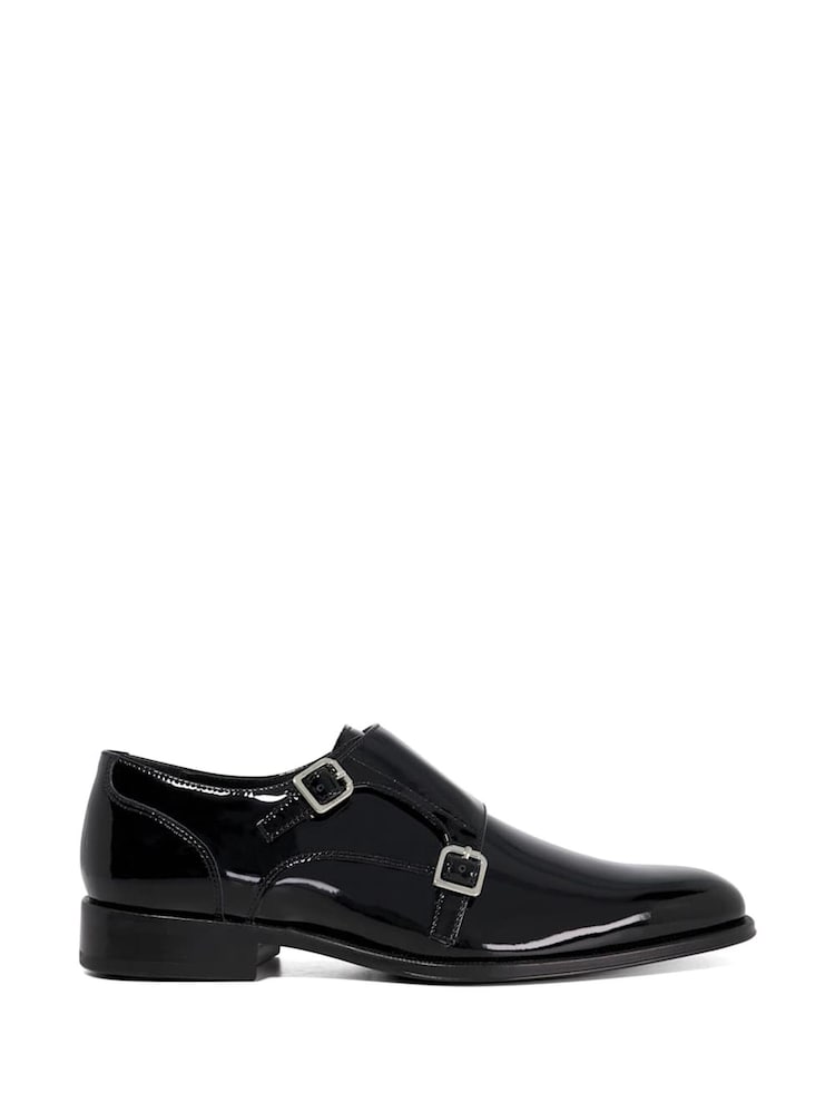 Dune London Sono Leather Sole Double Monk Shoes - Imagen 2 de 5