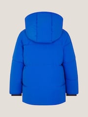 Monsoon Blue Colourblock Puffer Jacket - Image 3 of 4