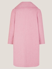 Monsoon Pink Bow Collar Coat - Image 2 of 3