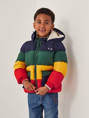 Monsoon Colourblock Puffer Jacket - Slika 1 iz 4