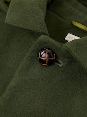 Monsoon Green Hooded Collar Coat - Image 3 of 3