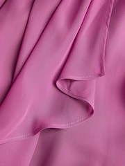Monsoon Purple Indi Tie-Back Prom Dress - Image 3 of 3