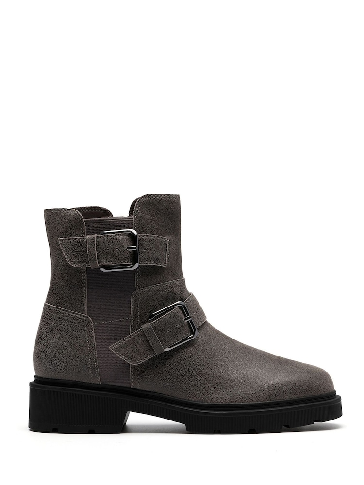 Clarks Grey Lauryl Bay Boots - Image 1 of 6