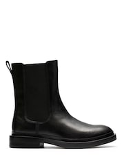 Clarks Black Previa Top Boots - Image 1 of 6