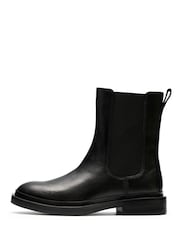 Clarks Black Previa Top Boots - Image 3 of 6
