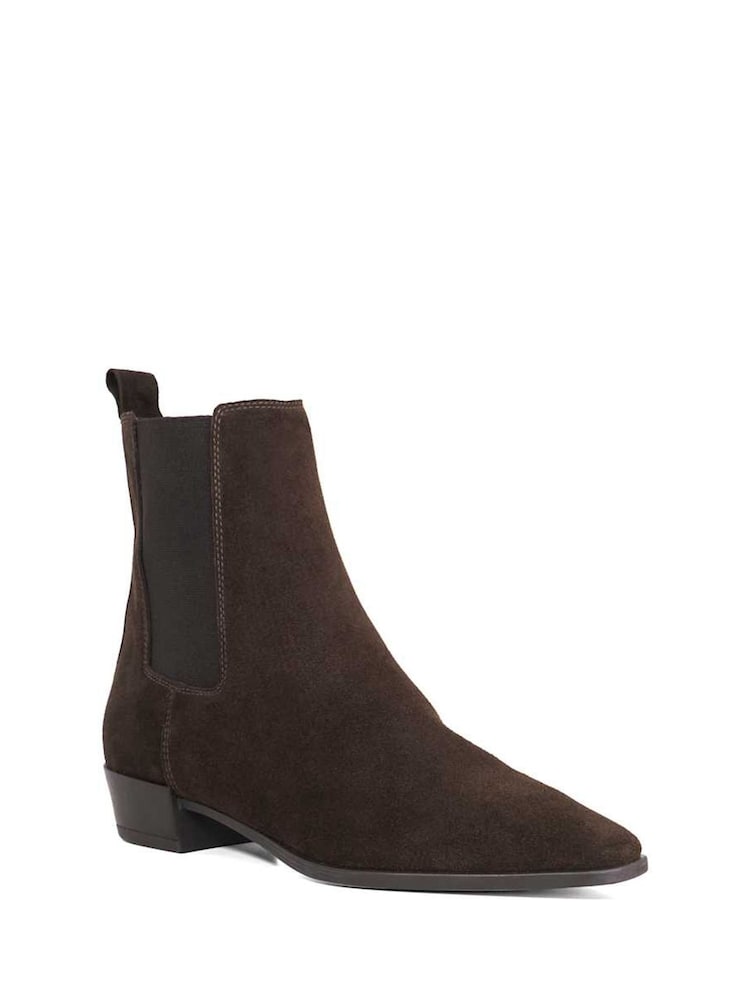 Dune London Brown Parkas Chisel Western Chelsea Boots - Image 2 of 5 Dune London Brown Parkas Chisel Western Chelsea Boots - Image 2 of 5