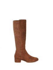Dune London Brown Tayla Smart Stretch High Leg Boots - Image 1 of 5