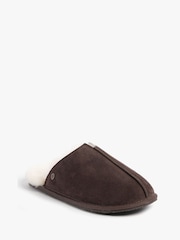 Braun - Just Sheepskin – Miles – Lammfellslipper für Herren - Bild 3 von 5