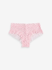 Victoria's Secret Pink/Purple/Red Cheeky 4 Pack Knickers - Image 2 of 7