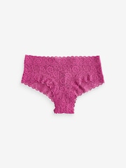Victoria's Secret Pink/Purple/Red Cheeky 4 Pack Knickers - Image 3 of 7