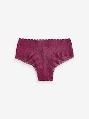 Victoria's Secret Pink/Purple/Red Cheeky 4 Pack Knickers - Image 5 of 7