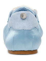 Steve Madden Blue Artiste Satin Look Trainers - Image 5 of 6