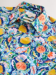 Multicolour Fruit Regular Fit Signature Liberty Short Sleeve Shirt - Image 8 of 8