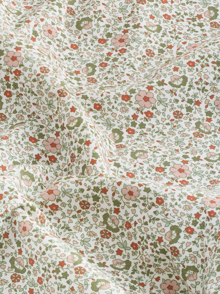 Rosa Blümchen - Reguläre Passform - Kurzarmhemd aus Baumwolle mit Print - Bild 8 von 8