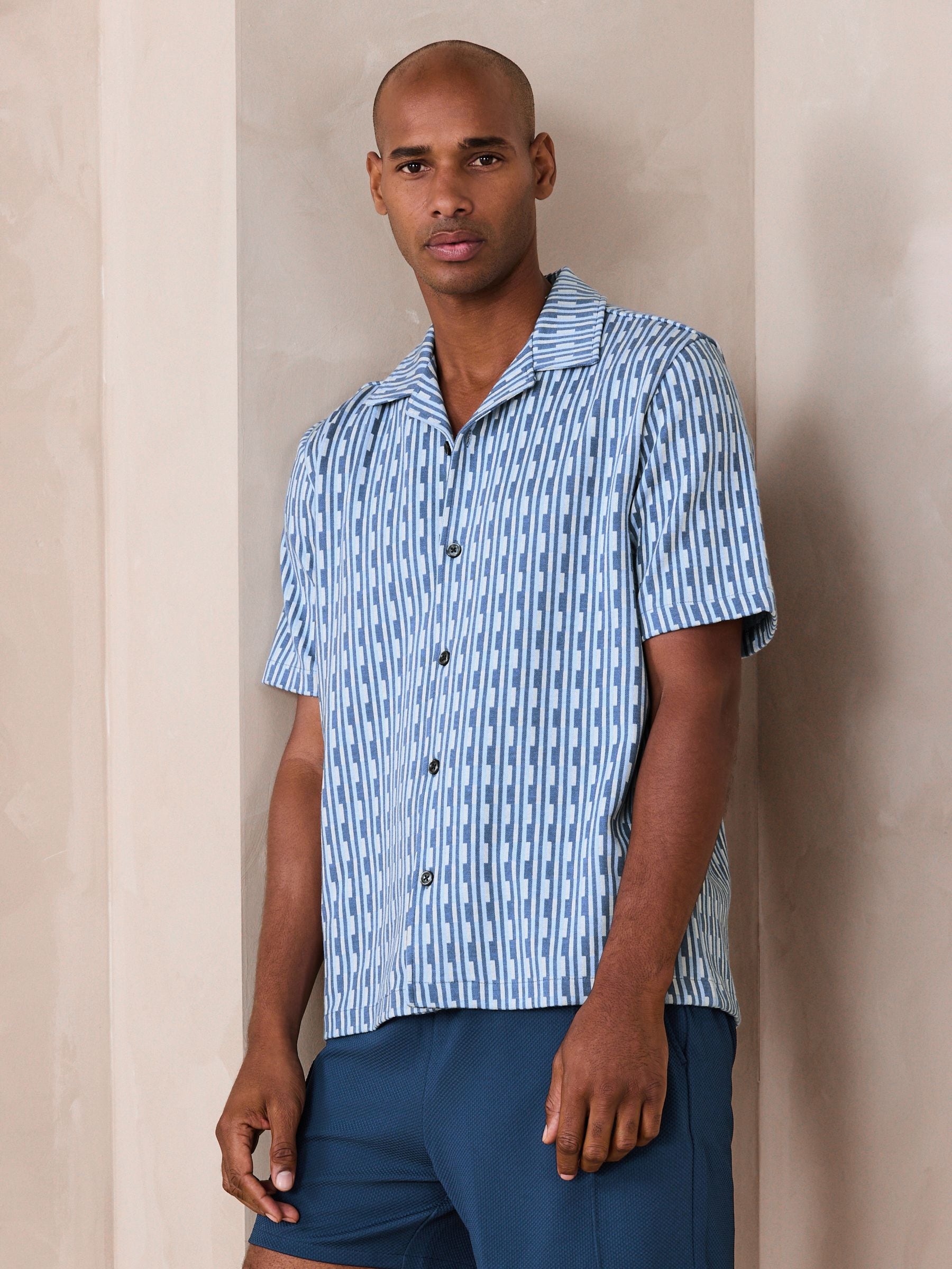 Buy Light Blue Regular Fit 100% Cotton N. Premium Short Sleeve
