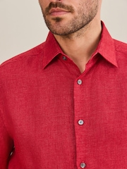 Rojo - Signature Leomaster Linen Long Sleeve Shirt - Imagen 6 de 7