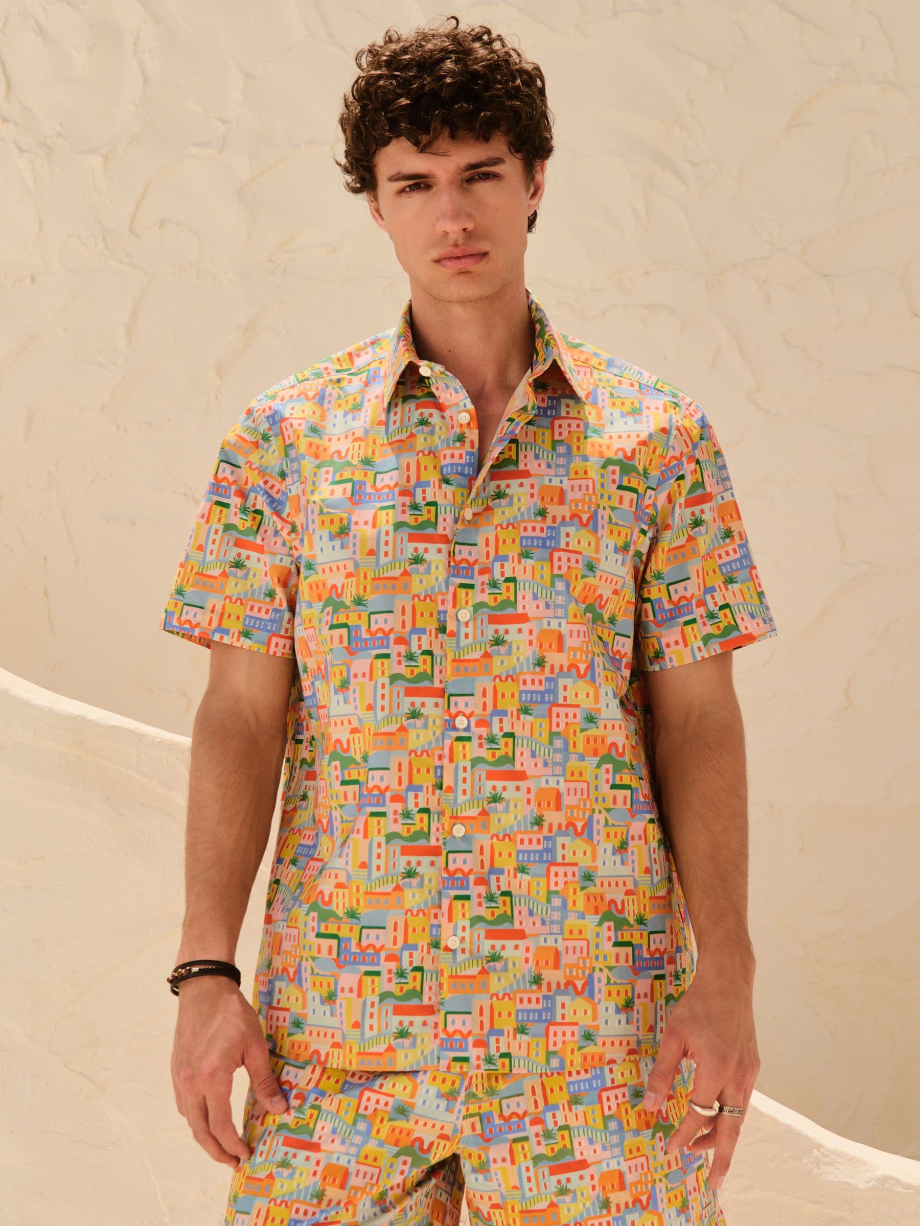 Buy Multicolour City Scene Regular Fit Signature Liberty Print