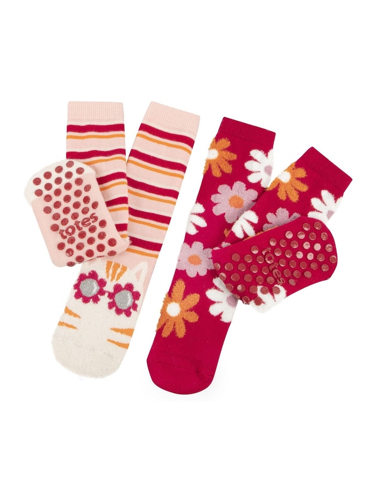 Totes Tosties Kids Original Slipper Socks 2 Pack - Slika 2 iz 4