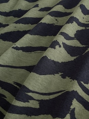 Green Sleeveless V-Neck Slouch Dress - Image 3 of 3