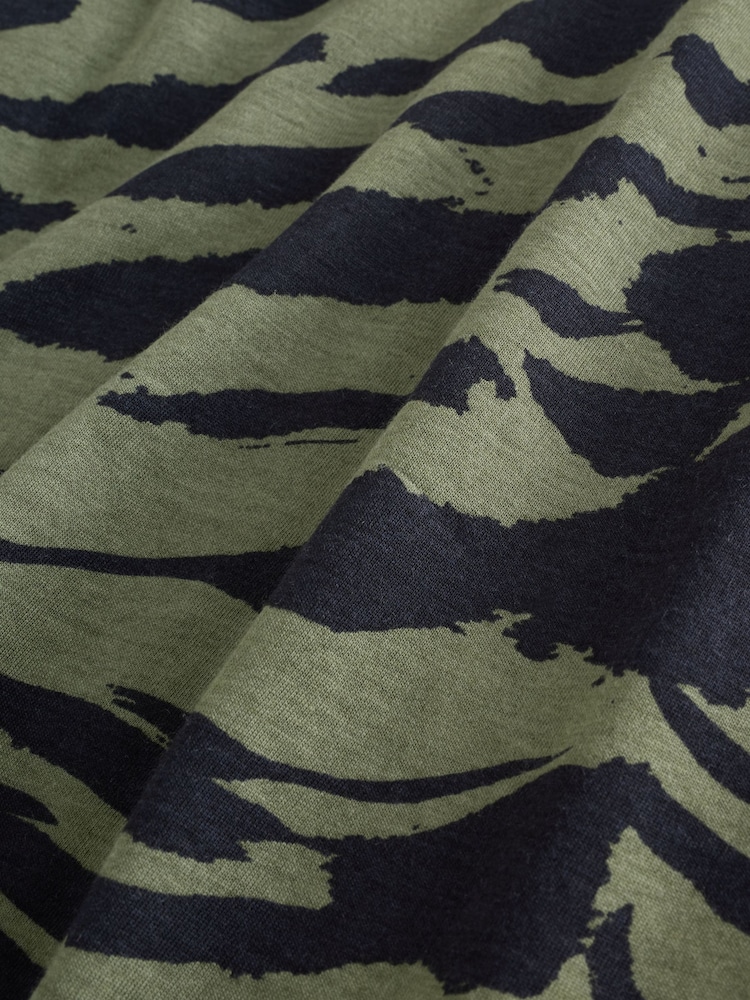 Green Sleeveless V-Neck Slouch Dress - Image 3 of 3