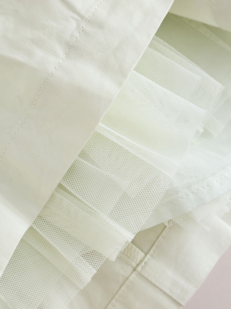 Laura Ashley Mint Green Layered Flower Embelished Dress - Image 12 of 12 Laura Ashley Mint Green Layered Flower Embelished Dress - Image 12 of 12