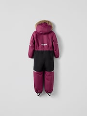 Polarn O. Pyret Red Padded Waterproof Overall Snowsuit - Image 2 of 6
