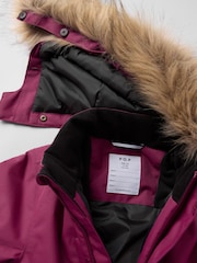 Polarn O. Pyret Red Padded Waterproof Overall Snowsuit - Image 3 of 6