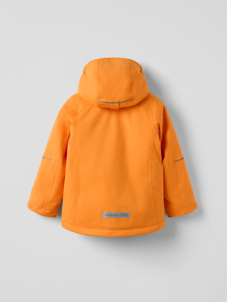 Polarn O. Pyret Orange Padded Ski Jacket - Image 2 of 6 Polarn O. Pyret Orange Padded Ski Jacket - Image 2 of 6