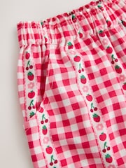 Pink/ Red Gingham Pullon Trousers (3mths-7yrs) - Image 7 of 8