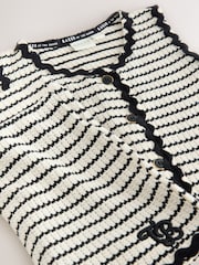 Baker by Ted Baker 2 Piece Ric-Rac Crochet Vest & Shorts Set - Image 9 of 13