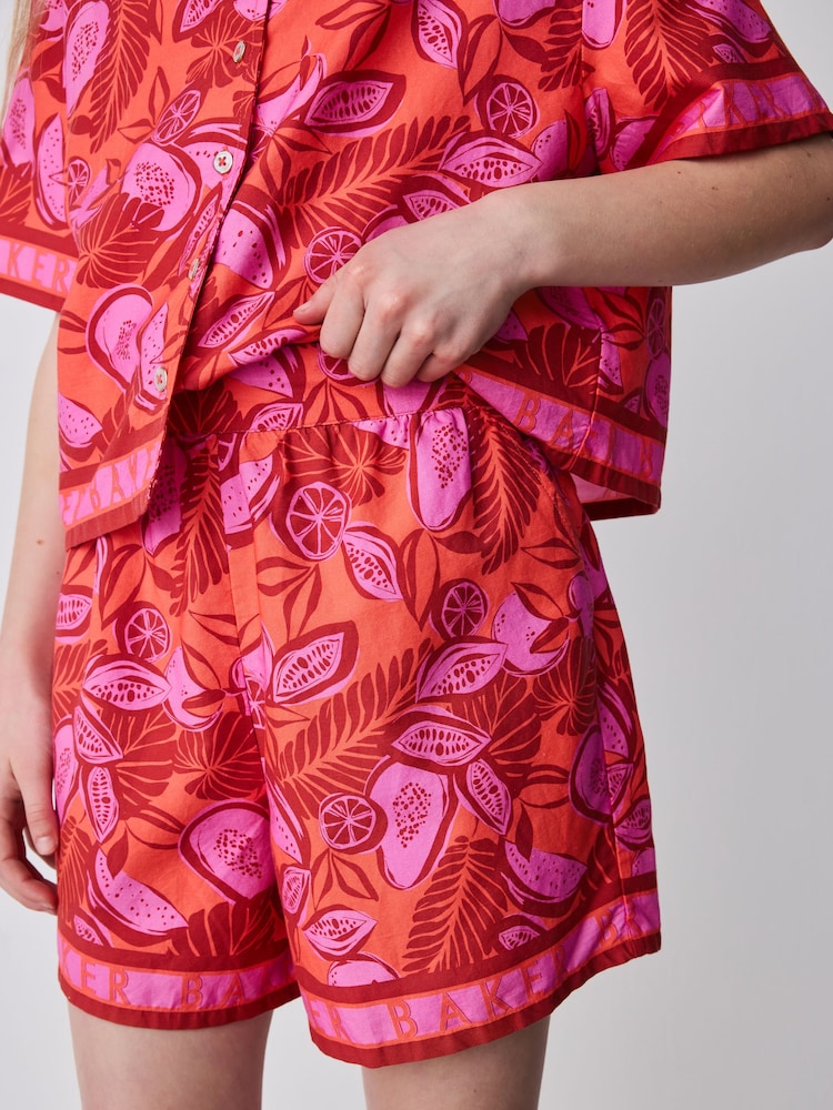 Baker by Ted Baker 2 Piece Printed Shirt & Shorts Set - Afbeelding 7 van 7