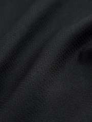 Black Regular Fit Cotton Rich Textured Easy Care Smart Shirt - Image 3 of 3