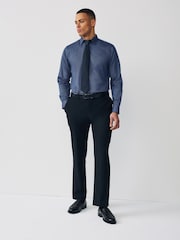 نیلم نیلا - باقاعدہ فٹ - Cotton Textured Slim Fit Long Sleeve Formal Shirt With Trim - تصویر 2 از 9