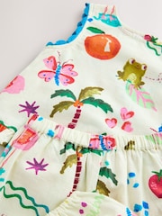 طبعة استوائية صيفية زاهية - طقم من رداء عُلوي وبنطلون بحاشية (3 أشهر - 7 سنوات) - Image 5 of 5