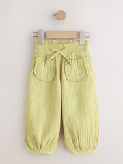 Khaki Green Pull On Trousers (3mths-7yrs) - Image 5 of 8