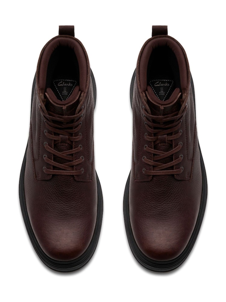 Clarks Brown Badbury Waterproof Boots - Image 6 of 6