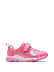 Clarks Pink Tidal Shell Toddler Shoes - Image 1 of 6