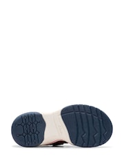 Clarks Red Feather Track Kids Trainers - Image 6 of 6