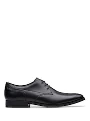 Clarks Black Paulton Lace Shoes - Image 1 of 6