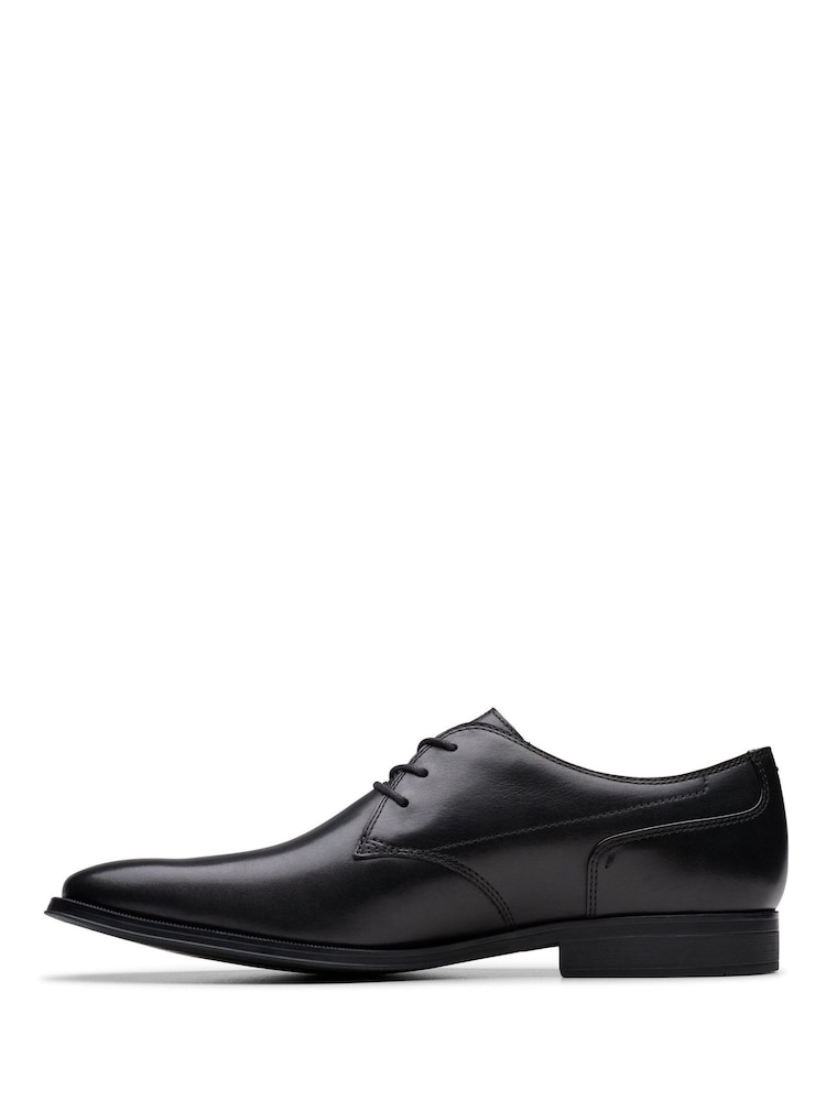 Clarks Black Paulton Lace Shoes - Image 2 of 6