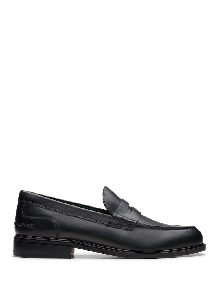 Clarks Black Craft James Shoes - Image 1 of 8