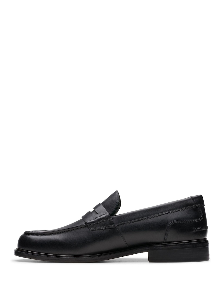 Clarks Black Craft James Shoes - Image 2 of 8