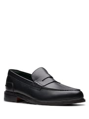 Clarks Black Craft James Shoes - Image 3 of 8