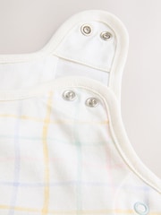 Neutral Pastel Grid - 0.5 托格無袖嬰兒睡袋 - 圖片 7，共 8