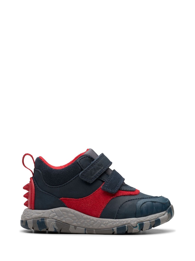 Clarks Blue Steggy Rex Toddler Boots - Image 1 of 8 Clarks Blue Steggy Rex Toddler Boots - Image 1 of 8