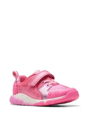 Clarks Pink Tidal Shell Toddler Shoes - Image 3 of 6