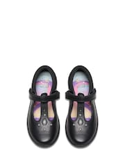 Clarks Black Relda Gem Kids Shoes - Image 5 of 8